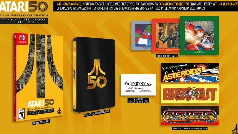 Atari 50 The Anniversary Celebration Expanded (Steelbook) Edition - Nintendo Switch