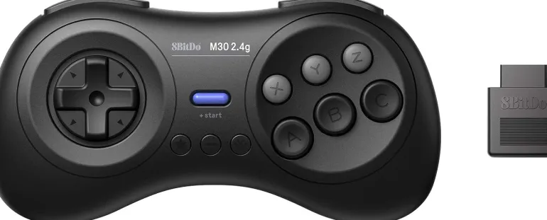 8BITDO M30 2.4G WIRELESS GAMEPAD MD/GENESIS/GEN/NSW/PC