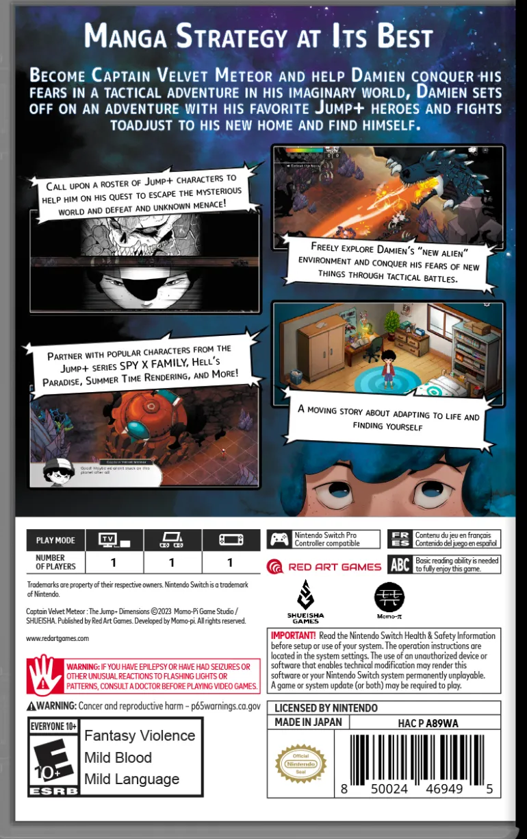 Captain Velvet Meteor: The Jump+ Dimensions - SWITCH