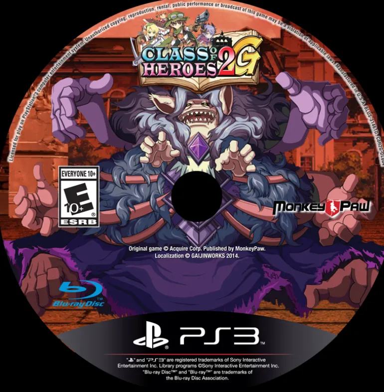 Class of Heroes 2G (VGP EXCLUSIVE D VARIANT) - PS3