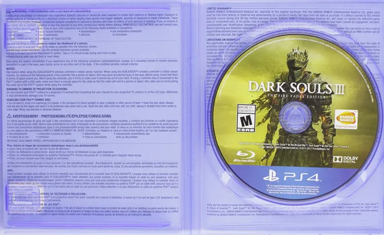 DARK SOULS III THE FIRE FADES EDITION - PS4