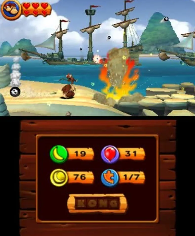 DONKEY KONG COUNTRY RETURNS (UAE) - 3DS
