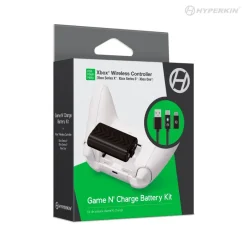 GAME N CHARGE BATTERY KIT FOR XBS WIRELESS CONTROLLER (BLACK) - XBOX SERIES X/S