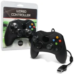 Generic Brand - XBOX Black Wired Controller Dual Analog Joysticks - XBOX