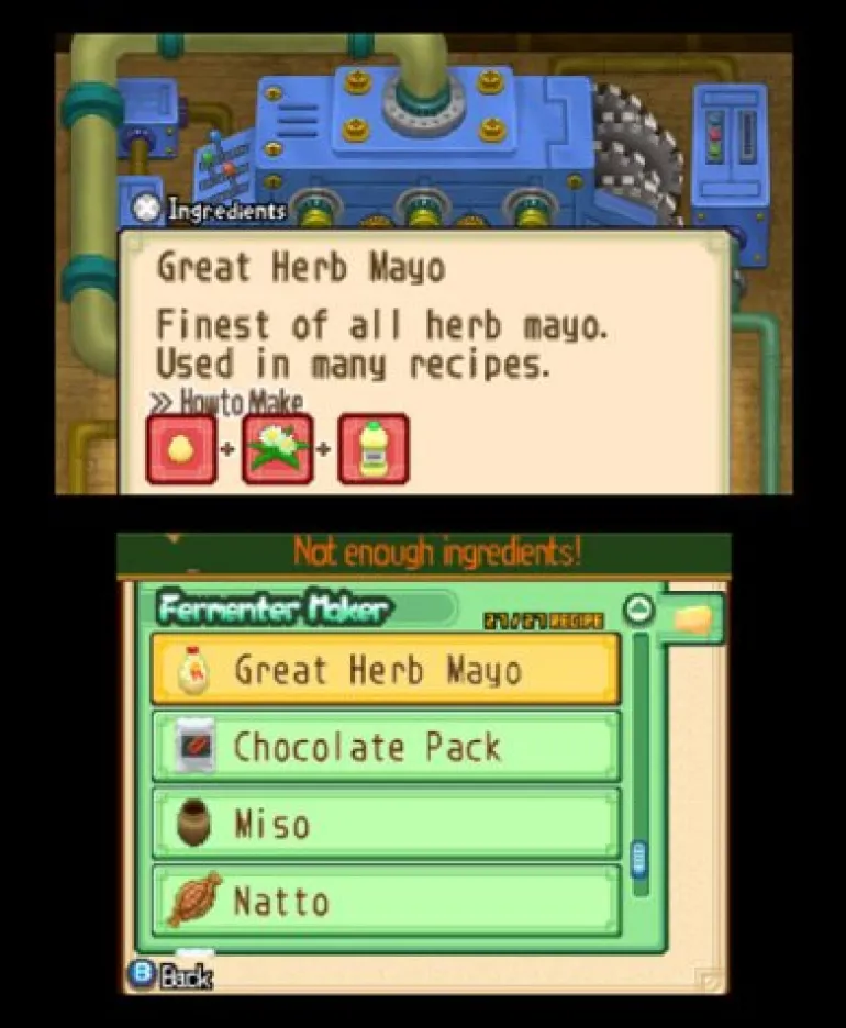 Harvest Moon: Tale of Two Towns - 3DS