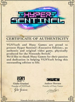 Hyper Sentinel [STANDARD EDITION] - SWITCH [VGNY SOFT]