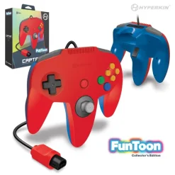 HYPERKIN CAPTAIN PREMIUM CONTROLLER FOR N64 FUNTOON COLLECTOR'S EDITION (HERO RED)