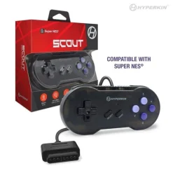 Hyperkin Scout Premium Controller for Super NES® (Space Black)