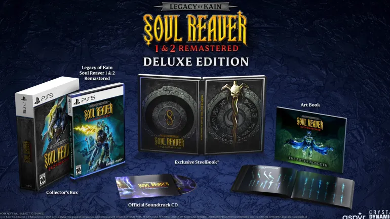 Legacy of Kain Soul Reaver 1&2 Remastered Deluxe Edition - Playstation 5 (PRE-ORDER)