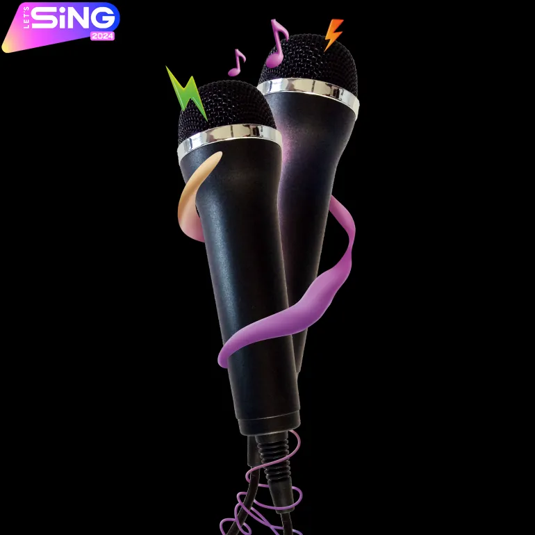Let's Sing 2024 + 2 Microphones Bundle - Playstation 5