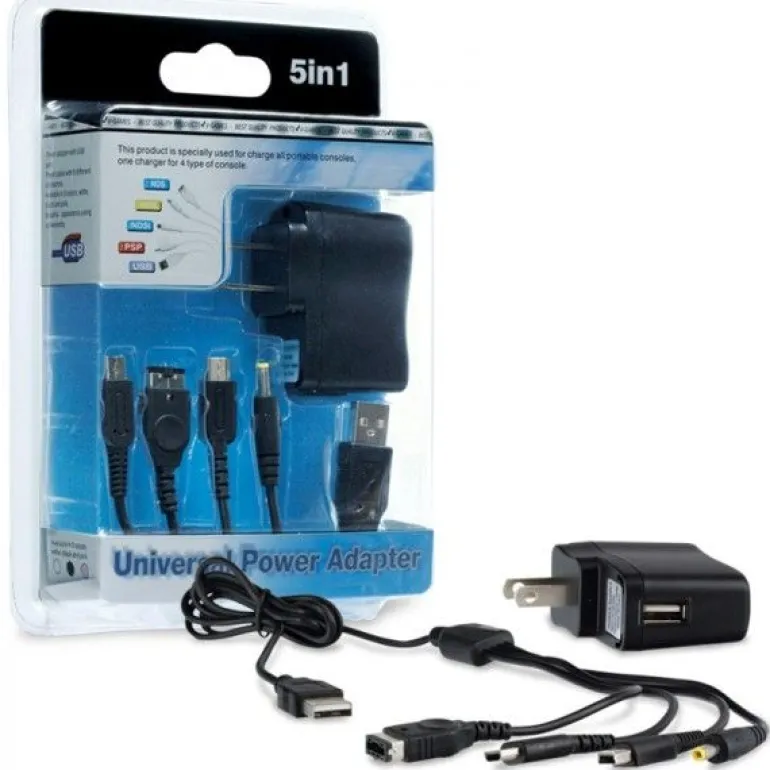 5-n-1 Universal Power Adapter (hyperkin) - Nintendo DS/Nintendo DS Lite/Nintendo DSi/PSP