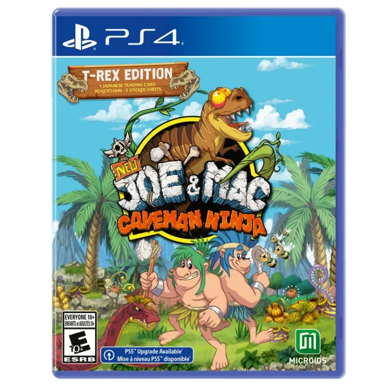 NEW JOE & MAC CAVEMAN NINJA T-REX EDITION - PS4