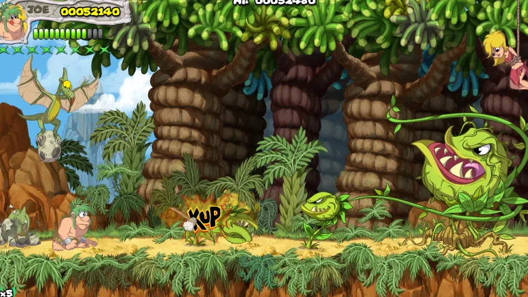 NEW JOE & MAC CAVEMAN NINJA T-REX EDITION - PS4