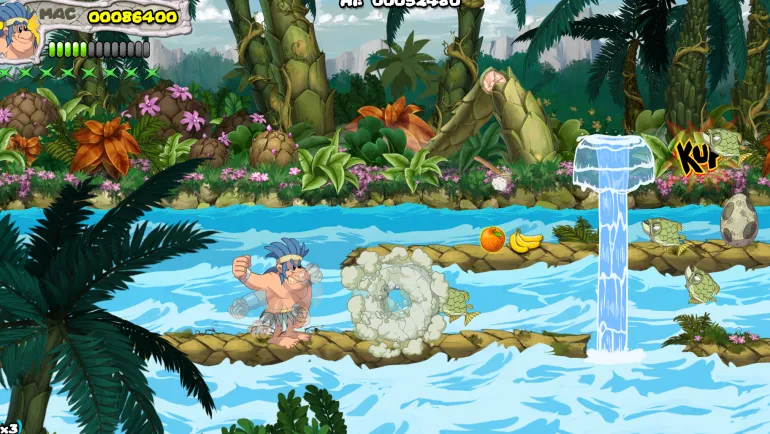 NEW JOE & MAC CAVEMAN NINJA T-REX EDITION - PS4