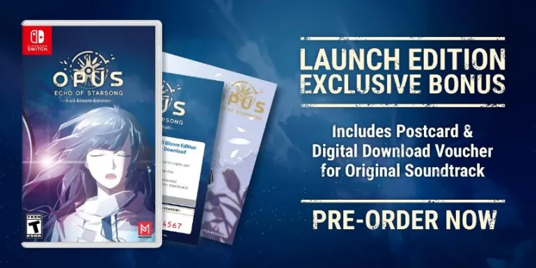 OPUS: Echo of Starsong Full Bloom Edition Launch Edition - Nintendo Switch