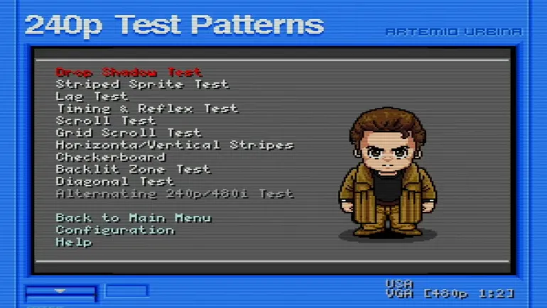 240P Test Suite - Dreamcast