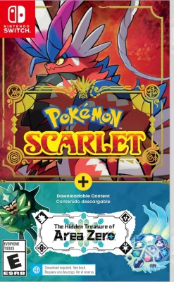 Pokemon Scarlet + The Hidden Treasure of Area Zero Bundle (Cart Revision 004) (MSE Import) - Nintendo Switch