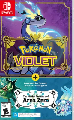 Pokemon Violet + The Hidden Treasure of Area Zero Bundle (Cart Revision 004) (MSE Import) - Nintendo Switch