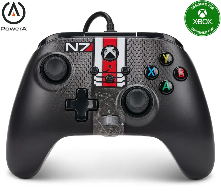 Power A Enhanced Wired Controller for Xbox Series X|S - Mass Effect N7 - XBOX SERIES X