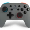 Power A Nano Enhanced Wireless Controller for Nintendo Switch - Grey-Neon - SWITCH