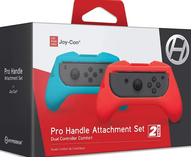 Pro Handle Attachment Set Blue/Red - Nintendo Switch