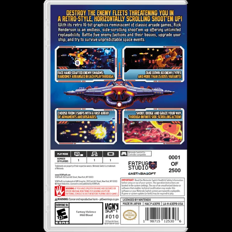 Rick Henderson (Elite Edition) - Nintendo Switch (PRE-ORDER)