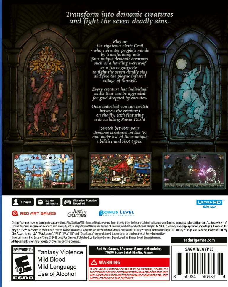 Saga of Sins - PlayStation 5