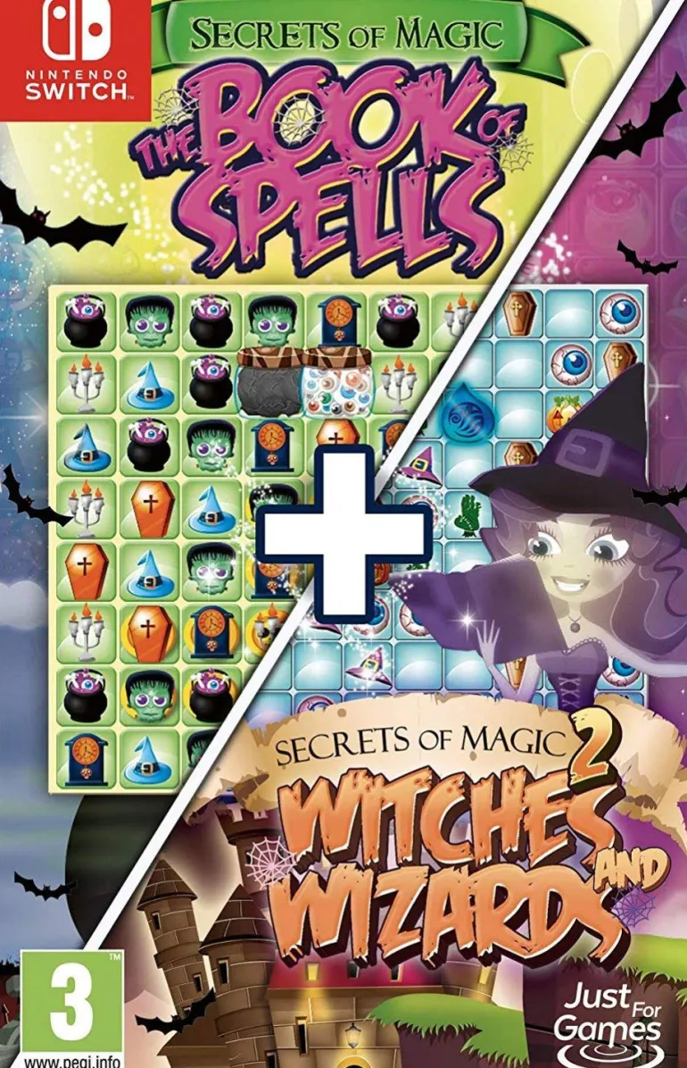 Secrets of Magic 1 and 2 (PEGI IMPORT : PLAYS IN ENGLISH) - SWITCH