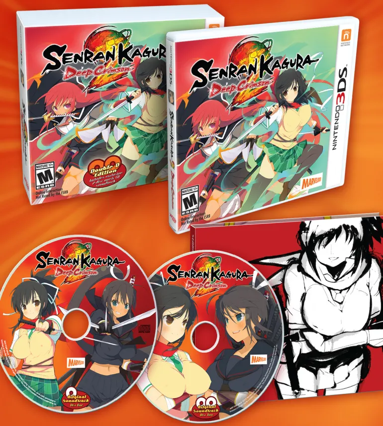 SENRAN KAGURA 2 DEEP CRIMSON DOUBLE D EDITION - 3DS