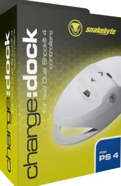 SNAKEBYTE Dual Charge Dock (White) - PS4