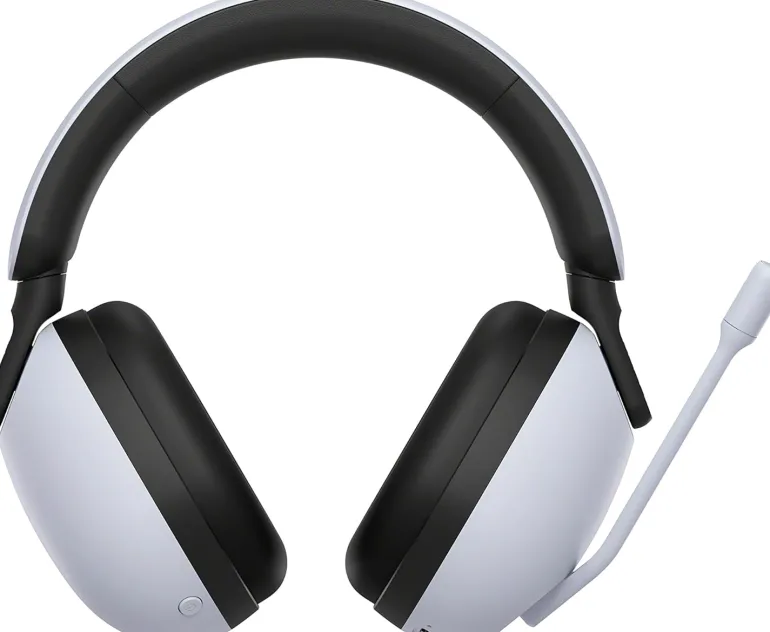 Sony-INZONE H9 Wireless Noise Canceling Gaming Headset (WHITE) - PS5