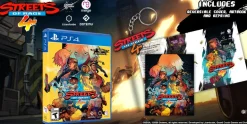 Streets of Rage 4 - PS4 [REVERSIBLE COVER, KEYRING & ARTBOOK]