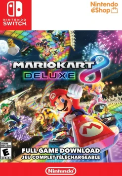 Switch w/ Mario Kart 8 (CIB) & 3M Online Membership - Nintendo Switch