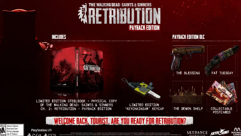 THE WALKING DEAD SAINTS & SINNERS CHAPTER 2 RETRIBUTION PAYBACK EDITION - PS4