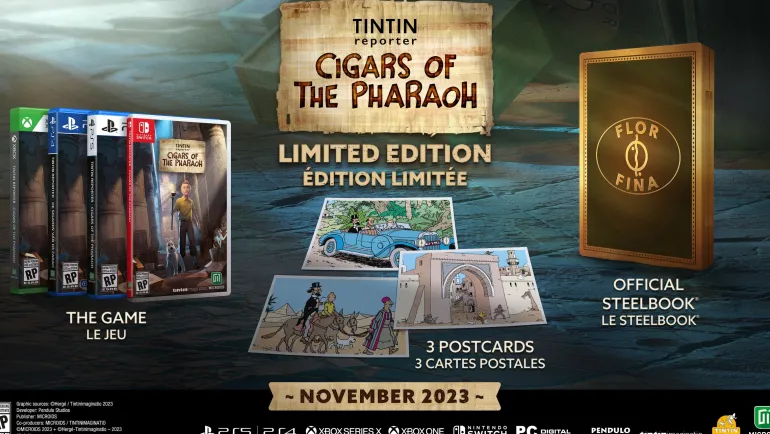 TINTIN REPORTER CIGARS OF THE PHARAOH LIMITED EDITION - SWITCH