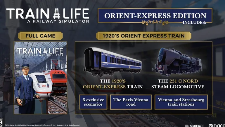 TRAIN LIFE A RAILWAY SIMULATOR | THE ORIENT EXPRESS EDITION - SWITCH