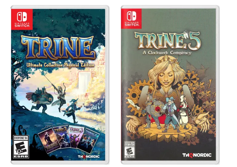 Trine Ultimate Collection Physical Edition + Trine 5 Bundle - Nintendo Switch (FREE SHIPPING)