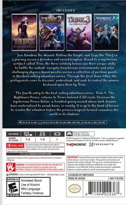 Trine Ultimate Collection Physical Edition + Trine 5 Bundle - Nintendo Switch (FREE SHIPPING)