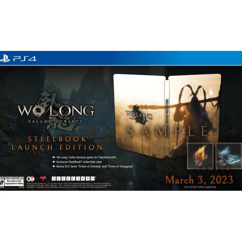 Wo Long Fallen Dynasty Steelbook Launch Edition - PlayStation 4