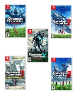 Xenoblade Chronicles 5-Pack Bundle (Includes Xenoblade Chronicles 1 DE, 2, 2 Torna, 3, X DE) - Nintendo Switch  (Free Shipping)