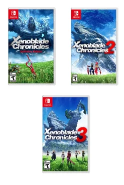 Xenoblade Chronicles 3-Pack Bundle (Includes Xenoblade Chronicles 1 DE, 2, 3) - Nintendo Switch (Free Shipping)