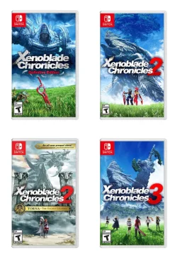 Xenoblade Chronicles 4-Pack Bundle (Includes Xenoblade Chronicles 1 DE, 2, 2 Torna, 3) - Nintendo Switch (Free Shipping)